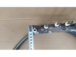 Heat for combi oven, convection oven Wiesheu-Wiwa, DEBAG 415830 7000W 230V flange 170x30mm