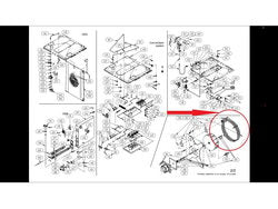 Heat for combi steamer Convotherm 418768 18900W 230V flange 70x90mm