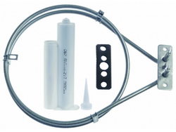 Тен для конвекційної печі Unox 417608 1260W 230V фланець 70x22mm