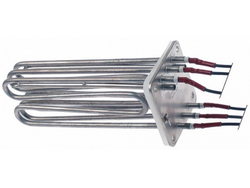 Тен бойлера для пароконвектомата Houno, Leventi 420371 7500W 240-415V фланець 82x82mm