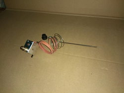 Dry thermostat Campini Ty 95-H for combi steamer Piron, Tecnoeka, Apach max.+318°C