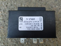 Transformer HAHN V17685 for combi steamer Rational, Metos CCC, CCM series 230V-21V