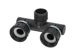 Hose connector tee for combi steamer Rational CM, SCC series. 8664.1301