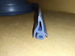 Door seal rubber for combi steamer Eloma, Palux, 2275mm