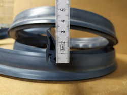 Door seal rubber for combi steamer Eloma, Palux, 2275mm