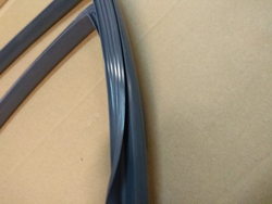 Reinforced door rubber for combi steamer Rational CM, CD, CC 10-level series, 480x725mm