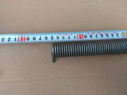 Torsion spring for pizza oven Mastro, Zanolli T2 POLIS, T6 POLIS series
