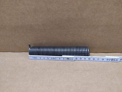 Torsion spring for pizza oven Mastro, Zanolli T2 POLIS, T6 POLIS series