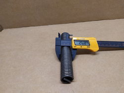 Torsion spring for pizza oven Mastro, Zanolli T2 POLIS, T6 POLIS series