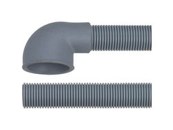 Зливний шланг дренажний для посудомиючої машини Fagor, Edesa, Asber зігнут./прямий, ø48мм/31мм. 1500мм