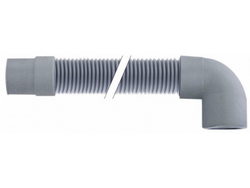 Зливний шланг дренажний для посудомийної машини Dihr, Kromo, Angelo Po, Silanos зігнутий/прямий, ø29мм/24мм. 1500мм