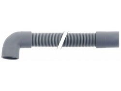 Зливний шланг дренажний для посудомиючої машини Amika, Colged, Elettrobar, Apach зігнут/прямий, ø28мм/28мм. 1700мм