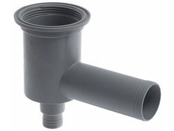 Сливное колено дренажное для посудомоечной машины Electrolux, Zanussi EHT, NHT, ZHT серии 0L2837