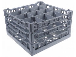 Кассета 396х396мм корзина стаканов, бокалов для стаканомоечной машины Aristarco, Dihr, Comenda