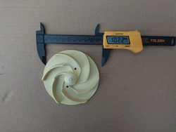 Impeller pump, robotic pump wheel OLYMPIA T6 ø102mm