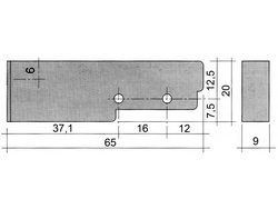 Magnetic switch universal E530 1C E5301C for dishwasher Apach, Colged, Comenda, Dihr