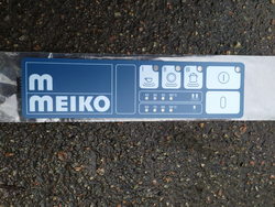 Membrane sticker keyboard, panel for dishwasher Meiko FV, DV series
