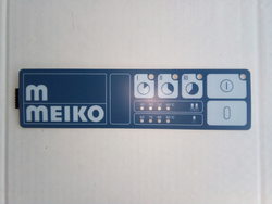 Membrane sticker keyboard panel for dishwasher Meiko DV120, DV160, FV130 series