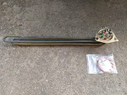 Tank heater, bathtub for dishwasher Meiko 11000W, 230V, flange 57.5mm bent.