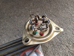 Tank heater, bathtub for dishwasher Meiko 11000W, 230V, flange 57.5mm bent.