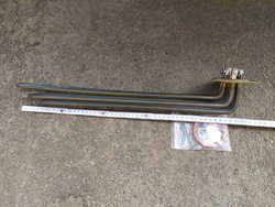 Tank heater, bathtub for dishwasher Meiko 11000W, 230V, flange 57.5mm bent.
