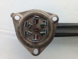 Tank heater, bathtub for dishwasher Meiko K200, K400 series 8000W, 240V, flange bent. 57.5mm