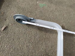 Upper and lower rocker tube connector for dishwasher Electrolux, Zanussi WT4, LS5 series