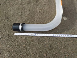 Upper and lower rocker tube connector for dishwasher Electrolux, Zanussi WT4, LS5 series