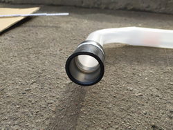 Upper and lower rocker tube connector for dishwasher Electrolux, Zanussi WT4, LS5 series