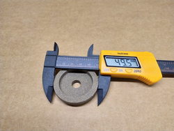 Sharpening stone (fragmented) for slicer Berkel, Bizerba, Italiana Macchi 697581 D=50/10x10mm