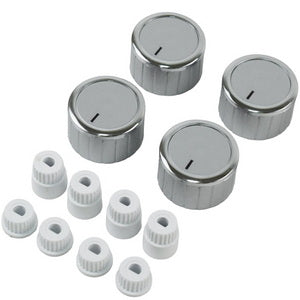 A set of universal adjustment knobs for the oven (4 pcs.) D=35mm H=21mm with adapters