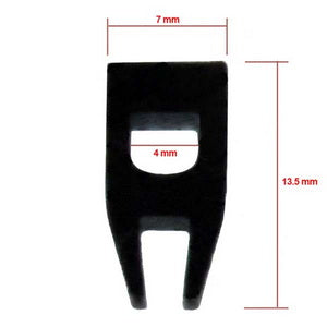 A set (4 pcs.) of rubber gaskets for the grid to the stove (universal)