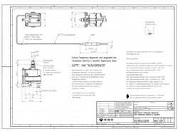 Dry thermostat EGO 55.19543.010 55.10543.802 55.19542.220 55.10545.800 for Modular, Hendi, Bertos fryer max.+245°C