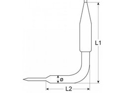 Probe, head, thermocore for shock freezing COLDLINE, Apach, Tecnodom type PTC 1 kOhm