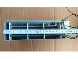 Tangential fan 831-107-0002-6 230V 17W (turbine 180x60mm) with heater 2x1000W Heidrive 601027