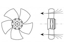 Blower motor fan WEIGUANG YWF4E-400 for refrigeration equipment Foster