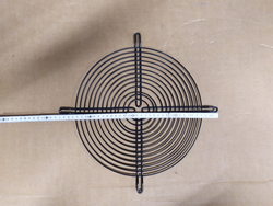 Protective grille mesh for blower motor for refrigeration and freezing equipment