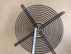 Protective grille mesh for blower motor for refrigeration and freezing equipment