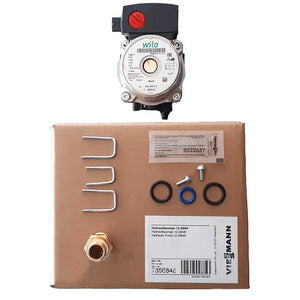Насос циркуляційний у зборі Wilo KSL 15/5-2 C 82 Вт для газового котла Viessmann Vitopend 100-W A1JB/A1HB 12-24 кВт 7856848