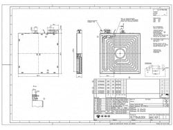Square radial burner 300x300mm 3500W EGO 10.77848.008 for Küppersbusch