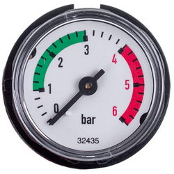Pressure gauge 0-6 bar D=28/32 mm with hose for Viessmann gas condensing boiler 7833510