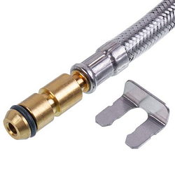 Pressure gauge 0-6 bar D=28/32 mm with hose for Viessmann gas condensing boiler 7833510