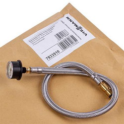 Pressure gauge 0-6 bar D=28/32 mm with hose for Viessmann gas condensing boiler 7833510