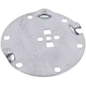 Round flange (stainless steel) for Atlantic boiler D=120mm, 6 holes