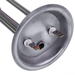 Ten flanges for Thermex 1000W boiler (stainless steel) L=280mm flange 92mm (anode M6)