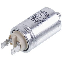 Starting capacitor for dishwasher AEG 1115927012 3uF 420V 48x30mm (2 terminals)