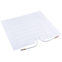 Випарник (плачучий) двухпатрубковий 450x400mm, L=200/200mm