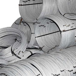 Galvanized steel wire rod 7mm CYNK MAL 0.391 kg/m (Price per 1 kg)