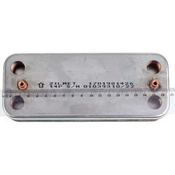 Heat exchanger plates (14 plates) Zilmet for gas boiler 17B1901426