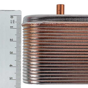 Теплообмінник пластинчастий ГВП Zilmet (20 пл.) для газового котла Baxi Eco, Luna 3, Fourtech, Westen Pulsar 17B2072000